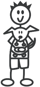 The Boy with Spiky Hair - Illustration representing The Curly Hair Project, an autism resource organisation, providing support and resources for individuals, families, and professionals